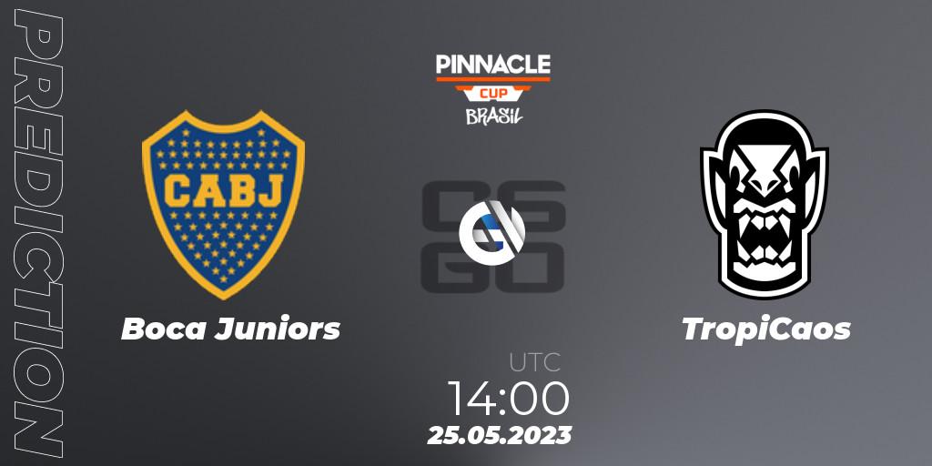 Boca Juniors vs TropiCaos: Match Prediction. 25.05.2023 at 14:00, Counter-Strike (CS2), Pinnacle Brazil Cup 1