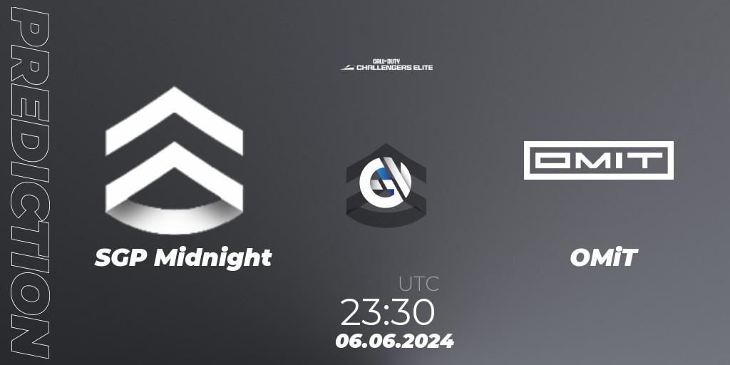 SGP Midnight vs OMiT: Match Prediction. 06.06.2024 at 22:30, Call of Duty, Call of Duty Challengers 2024 - Elite 3: NA