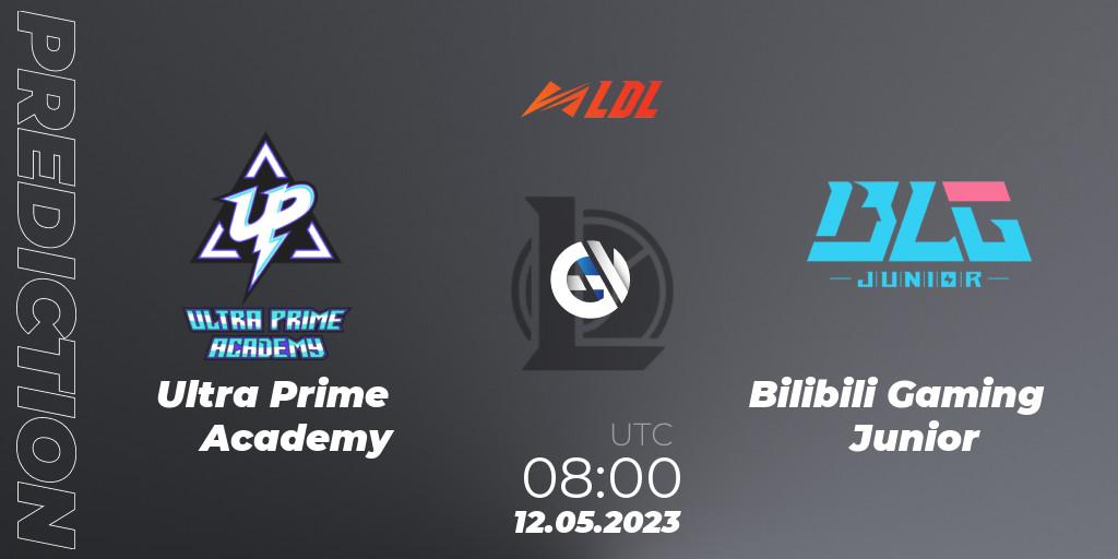 Ultra Prime Academy vs Bilibili Gaming Junior: Match Prediction. 12.05.2023 at 08:00, LoL, LDL 2023 - Regular Season - Stage 2