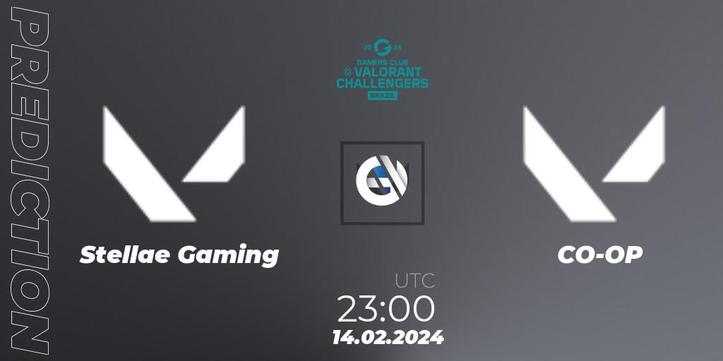 Stellae Gaming vs CO-OP: Match Prediction. 15.02.2024 at 00:10, VALORANT, VALORANT Challengers Brazil 2024: Split 1