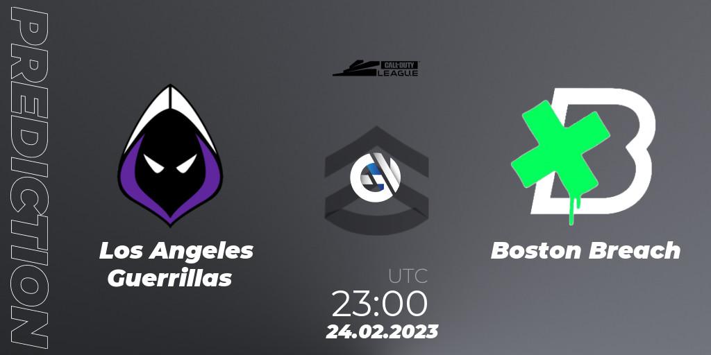 Los Angeles Guerrillas vs Boston Breach: Match Prediction. 24.02.2023 at 23:00, Call of Duty, Call of Duty League 2023: Stage 3 Major Qualifiers
