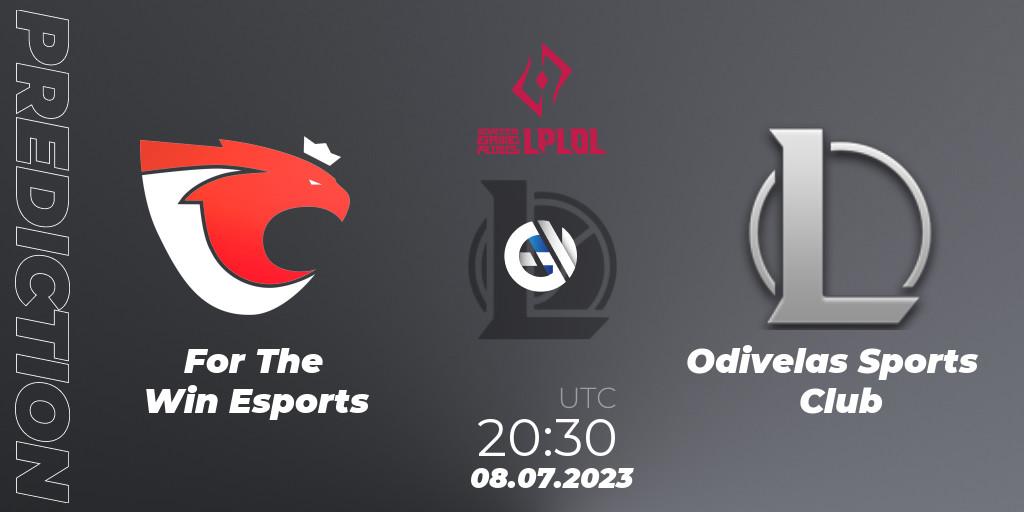 For The Win Esports vs Odivelas Sports Club: Match Prediction. 16.06.2023 at 20:30, LoL, LPLOL Split 2 2023 - Group Stage