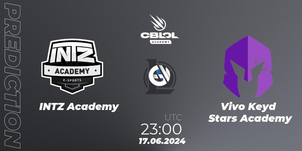 INTZ Academy vs Vivo Keyd Stars Academy: Match Prediction. 24.06.2024 at 23:00, LoL, CBLOL Academy 2024
