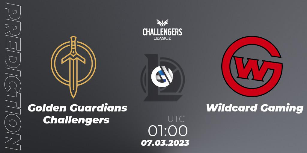 Golden Guardians Challengers vs Wildcard Gaming: Match Prediction. 07.03.2023 at 01:00, LoL, NACL 2023 Spring - Group Stage