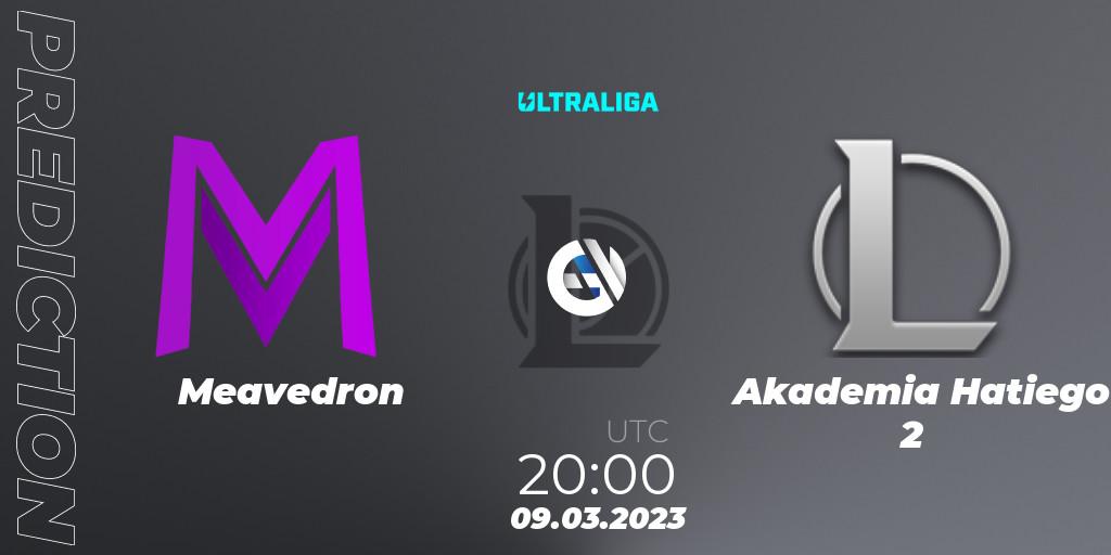 Meavedron vs Akademia Hatiego 2: Match Prediction. 09.03.23, LoL, Ultraliga 2nd Division Season 6