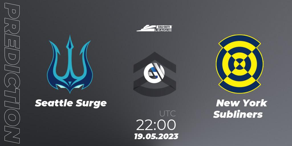 Seattle Surge vs New York Subliners: Match Prediction. 19.05.2023 at 22:00, Call of Duty, Call of Duty League 2023: Stage 5 Major Qualifiers