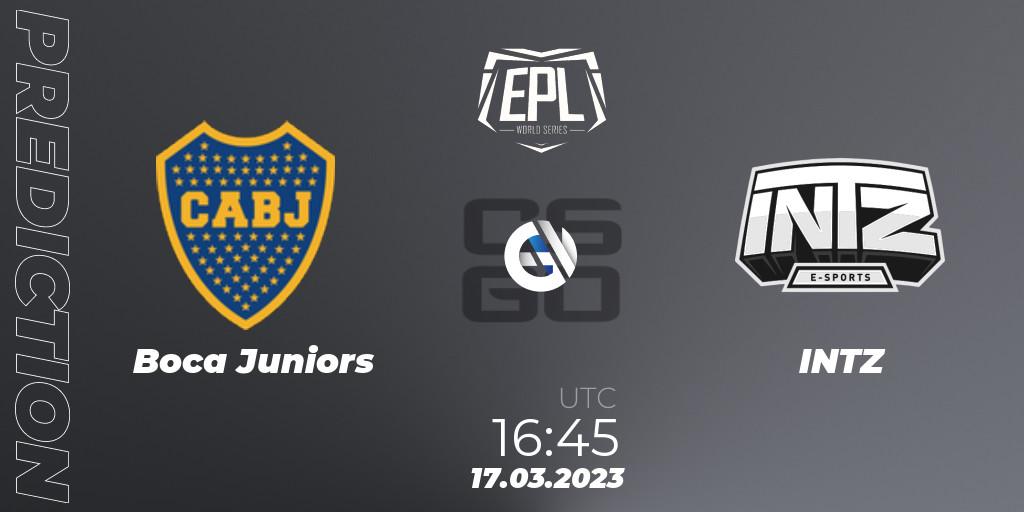 Boca Juniors vs INTZ: Match Prediction. 17.03.2023 at 16:50, Counter-Strike (CS2), EPL World Series: Americas Season 3