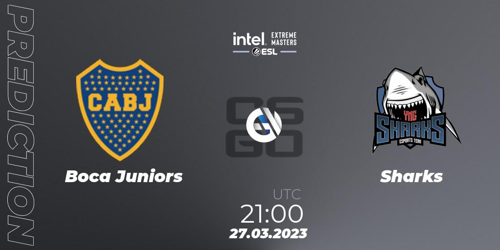 Boca Juniors vs Sharks: Match Prediction. 27.03.2023 at 21:10, Counter-Strike (CS2), IEM Dallas 2023 South America Open Qualifier 2