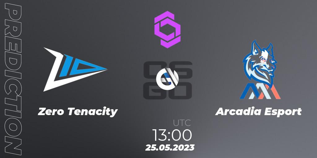 Zero Tenacity vs Arcadia Esport: Match Prediction. 25.05.2023 at 13:00, Counter-Strike (CS2), CCT West Europe Series 4