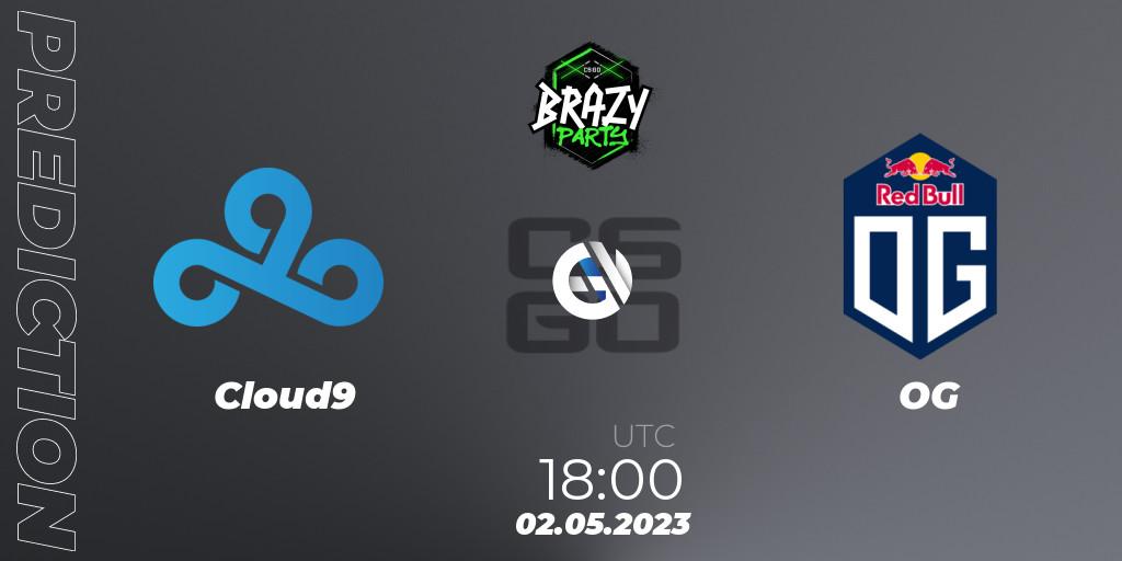 Cloud9 vs OG: Match Prediction. 02.05.2023 at 18:00, Counter-Strike (CS2), Brazy Party 2023