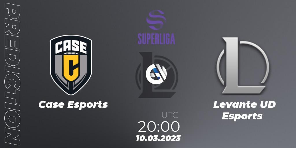 Case Esports vs Levante UD Esports: Match Prediction. 10.03.2023 at 20:00, LoL, LVP Superliga 2nd Division Spring 2023 - Group Stage