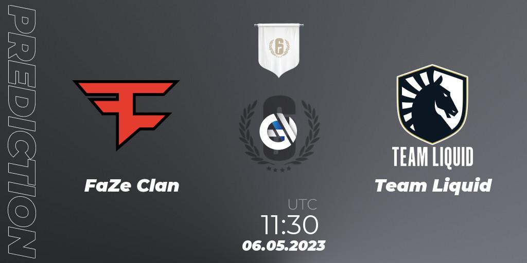 FaZe Clan vs Team Liquid: Match Prediction. 06.05.23, Rainbow Six, BLAST R6 Major Copenhagen 2023 Playoffs