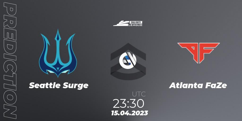 Seattle Surge vs Atlanta FaZe: Match Prediction. 15.04.2023 at 23:30, Call of Duty, Call of Duty League 2023: Stage 4 Major Qualifiers