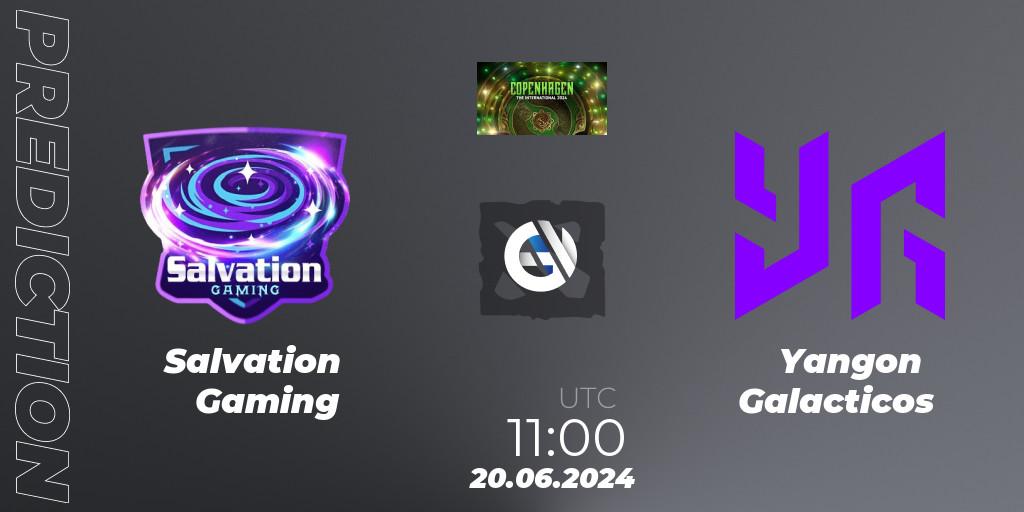 Salvation Gaming vs Yangon Galacticos: Match Prediction. 20.06.2024 at 11:00, Dota 2, The International 2024: Southeast Asia Closed Qualifier