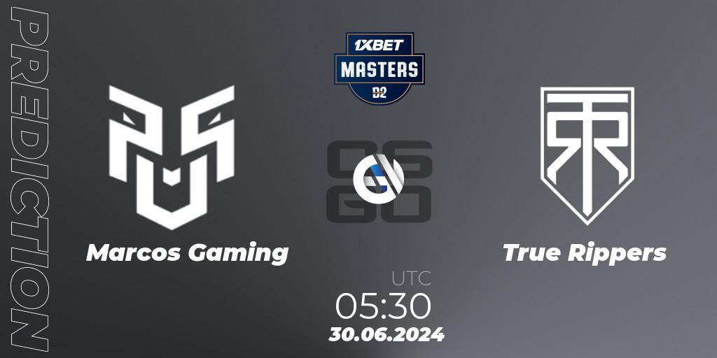 Marcos Gaming vs True Rippers: Match Prediction. 30.06.2024 at 05:40, Counter-Strike (CS2), Dust2.in Masters #11