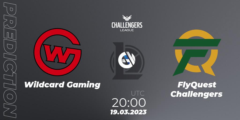 Wildcard Gaming vs FlyQuest Challengers: Match Prediction. 19.03.2023 at 20:00, LoL, NACL 2023 Spring - Playoffs