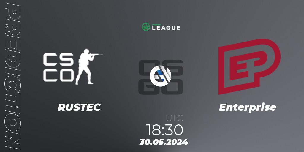 Rustec vs Enterprise: Match Prediction. 30.05.2024 at 18:30, Counter-Strike (CS2), ESEA Season 49: Advanced Division - Europe