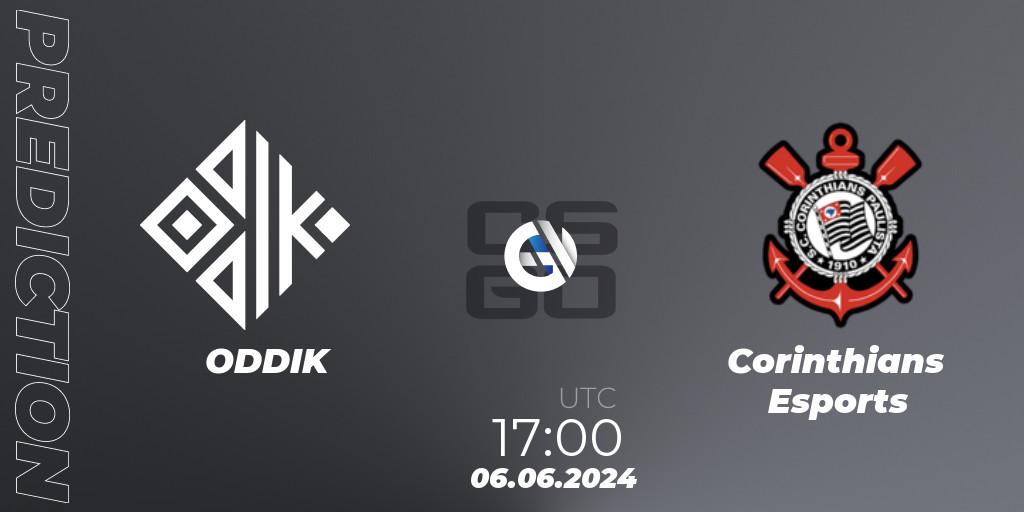 ODDIK vs Corinthians Esports: Match Prediction. 06.06.2024 at 17:00, Counter-Strike (CS2), Regional Clash Arena South America