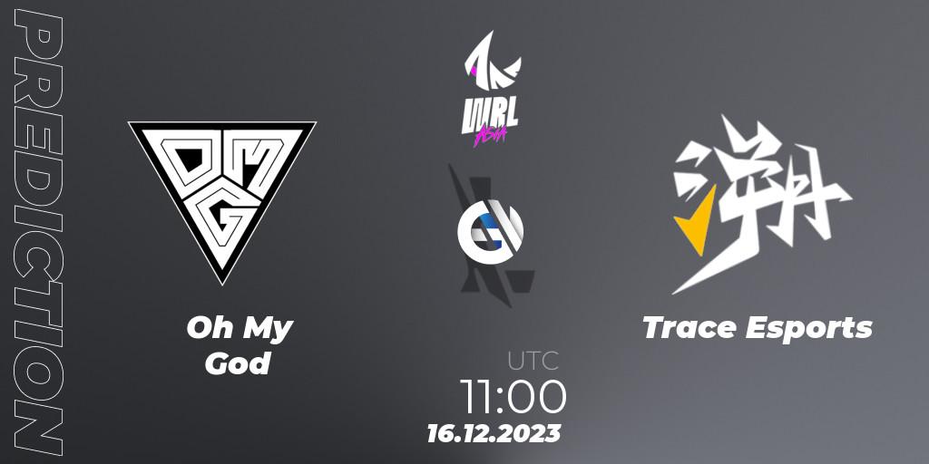 Oh My God vs Trace Esports: Match Prediction. 16.12.2023 at 11:00, Wild Rift, WRL Asia 2023 - Season 2 - Regular Season