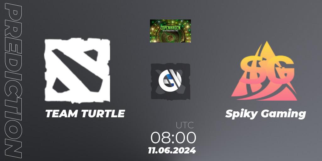 TEAM TURTLE vs Spiky Gaming: Match Prediction. 11.06.2024 at 08:30, Dota 2, The International 2024 - China Closed Qualifier