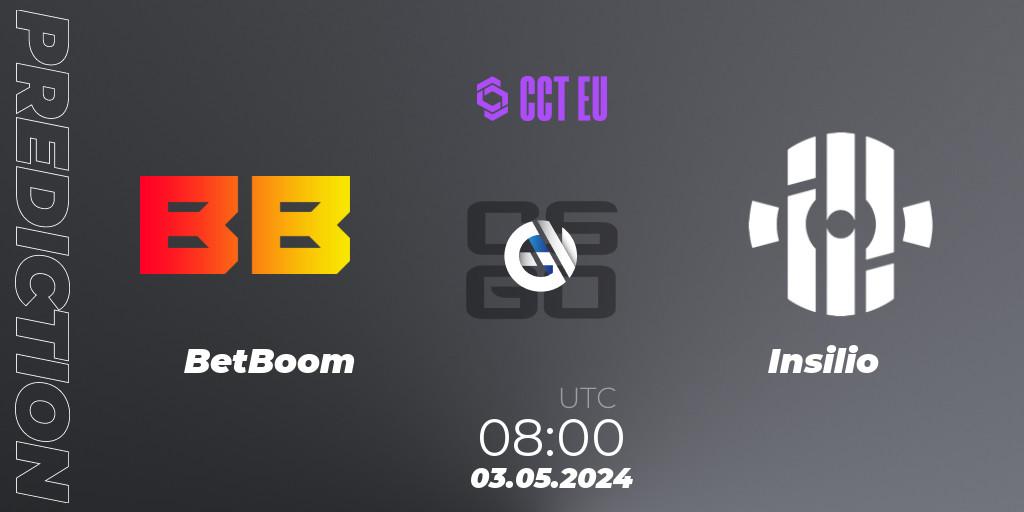 BetBoom vs Insilio: Match Prediction. 03.05.2024 at 08:00, Counter-Strike (CS2), CCT Season 2 Europe Series 1