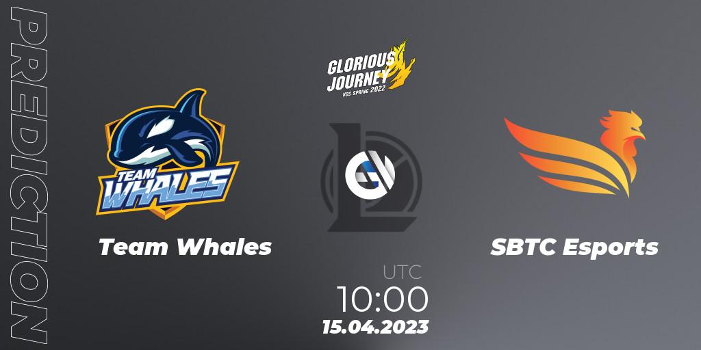 Team Whales vs SBTC Esports: Match Prediction. 15.04.2023 at 10:10, LoL, VCS Spring 2023 - Playoffs