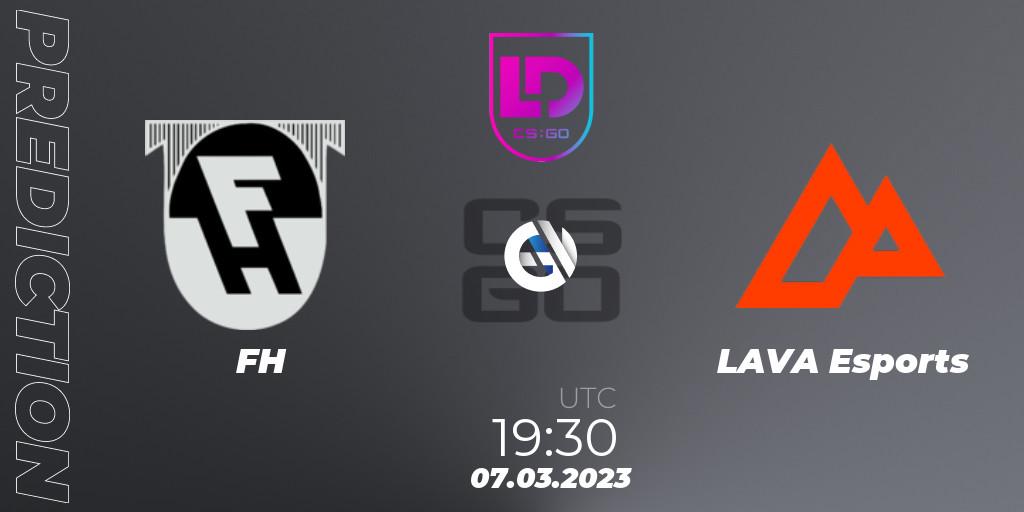 FH vs LAVA Esports: Match Prediction. 07.03.2023 at 19:30, Counter-Strike (CS2), Icelandic Esports League Season 7