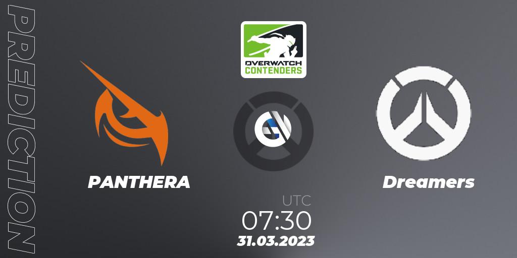 PANTHERA vs Dreamers: Match Prediction. 31.03.2023 at 07:45, Overwatch, Overwatch Contenders 2023 Spring Series: Korea