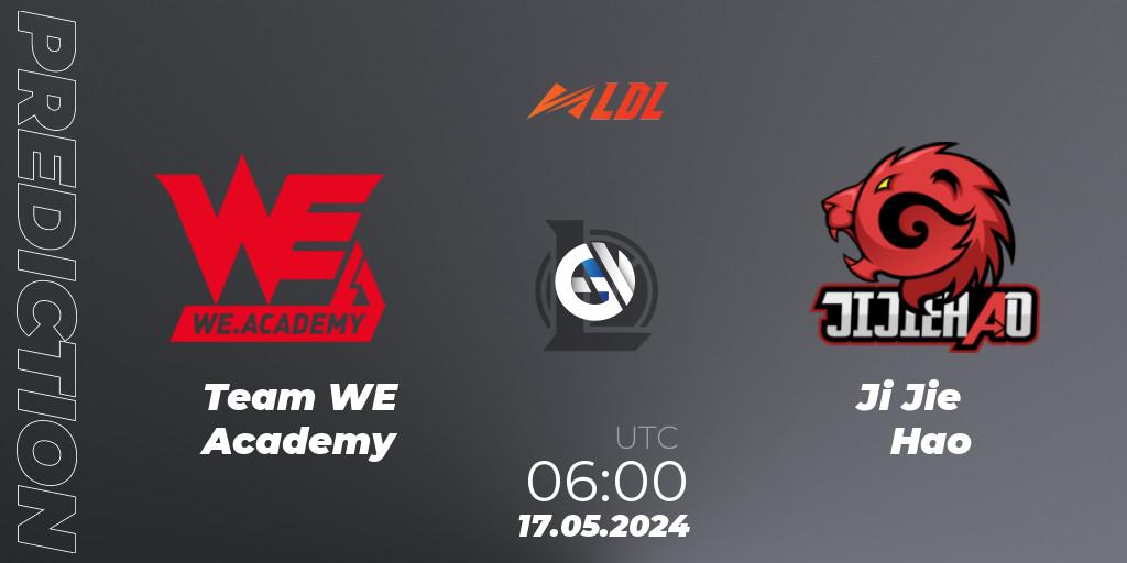 Team WE Academy vs Ji Jie Hao: Match Prediction. 17.05.2024 at 06:00, LoL, LDL 2024 - Stage 2