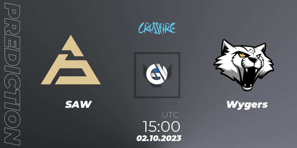 SAW vs Wygers: Match Prediction. 02.10.2023 at 15:00, VALORANT, LVP - Crossfire Cup 2023: Contenders #1