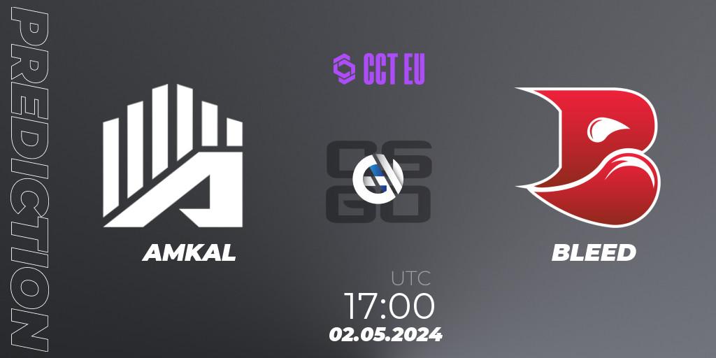 AMKAL vs BLEED: Match Prediction. 02.05.2024 at 18:15, Counter-Strike (CS2), CCT Season 2 Europe Series 1