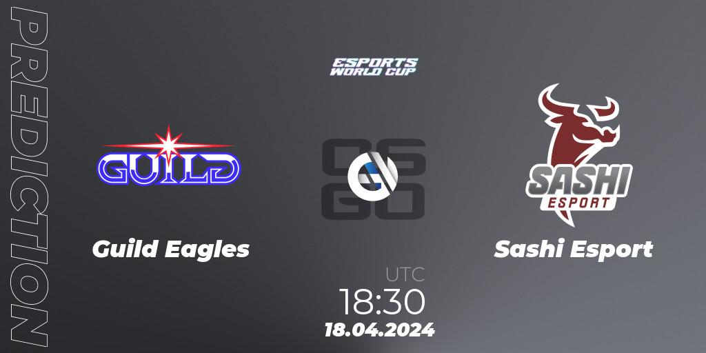 Guild Eagles vs Sashi Esport: Match Prediction. 18.04.2024 at 18:30, Counter-Strike (CS2), Esports World Cup 2024: European Open Qualifier