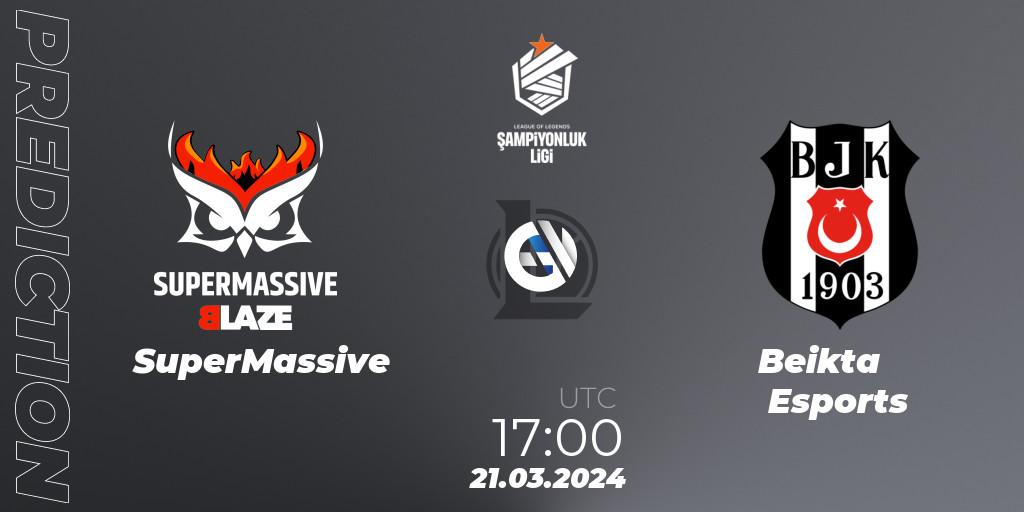 SuperMassive vs Beşiktaş Esports: Match Prediction. 21.03.2024 at 17:00, LoL, TCL Winter 2024