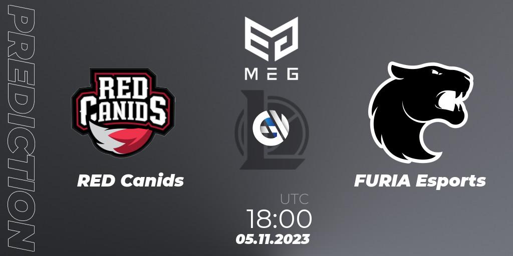RED Canids vs FURIA Esports: Match Prediction. 05.11.2023 at 18:00, LoL, MEG League of Legends 2023