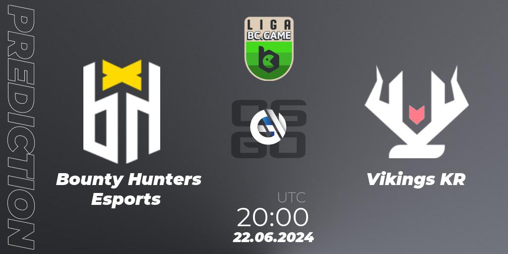 Bounty Hunters Esports vs Vikings KR: Match Prediction. 27.06.2024 at 16:00, Counter-Strike (CS2), Dust2 Brasil Liga Season 3: Division 1