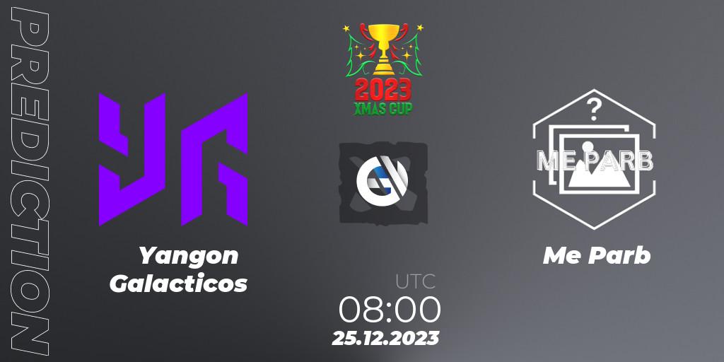 Yangon Galacticos vs Me Parb: Match Prediction. 25.12.2023 at 08:05, Dota 2, Xmas Cup 2023