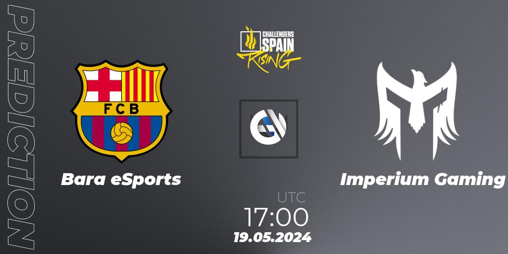Barça eSports vs Imperium Gaming: Match Prediction. 19.05.2024 at 16:00, VALORANT, VALORANT Challengers 2024 Spain: Rising Split 2