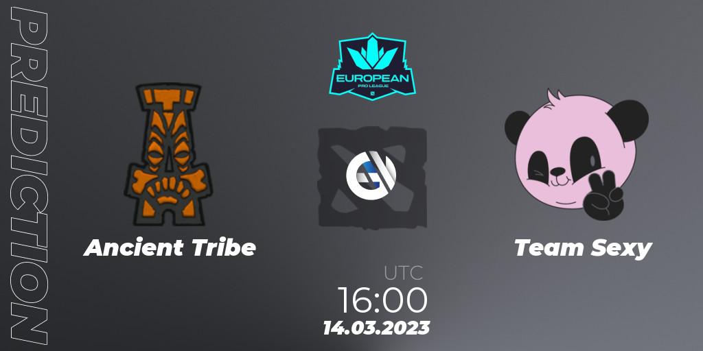 Ancient Tribe vs Team Sexy: Match Prediction. 14.03.2023 at 16:38, Dota 2, European Pro League Season 7