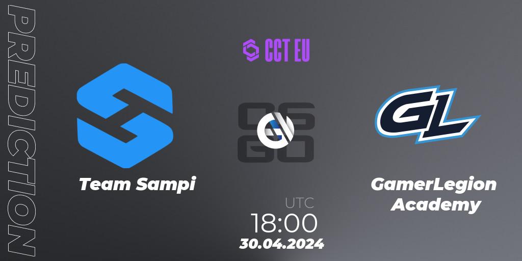 Team Sampi vs GamerLegion Academy: Match Prediction. 30.04.2024 at 19:35, Counter-Strike (CS2), CCT Season 2 Europe Series 2 