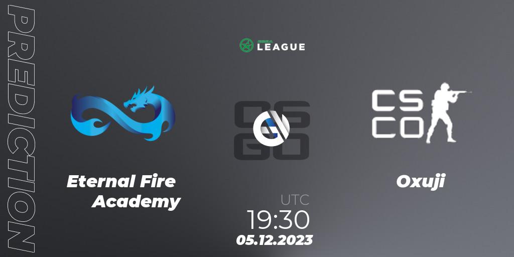 Eternal Fire Academy vs Oxuji: Match Prediction. 05.12.2023 at 19:30, Counter-Strike (CS2), ESEA Season 47: Main Division - Europe