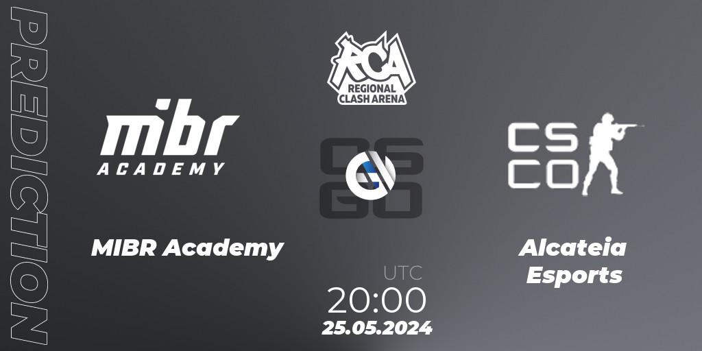 MIBR Academy vs Alcateia Esports: Match Prediction. 25.05.2024 at 20:00, Counter-Strike (CS2), Regional Clash Arena South America: Closed Qualifier