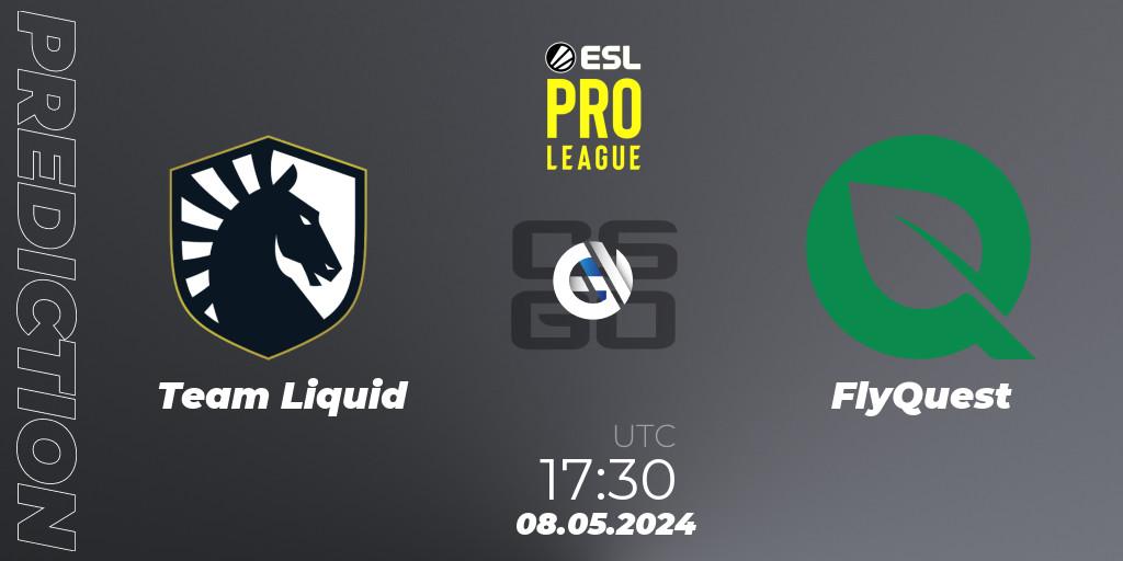 Team Liquid vs FlyQuest: Match Prediction. 08.05.24, CS2 (CS:GO), ESL Pro League Season 19