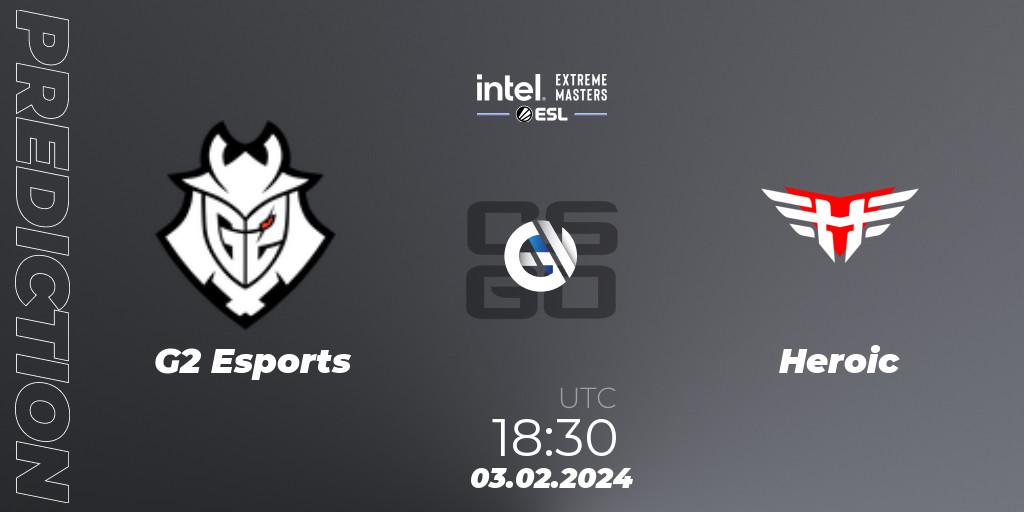 G2 Esports vs Heroic: Match Prediction. 03.02.24, CS2 (CS:GO), IEM Katowice 2024