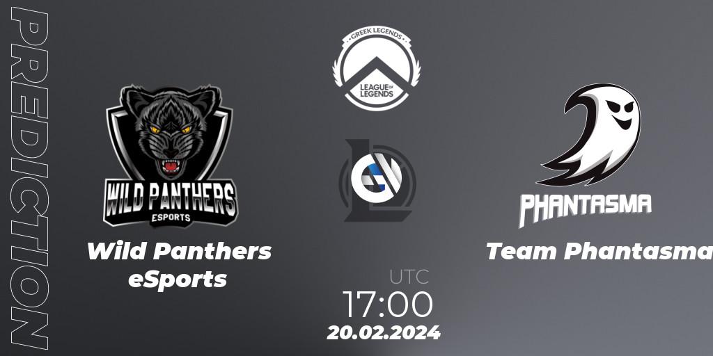Wild Panthers eSports vs Team Phantasma: Match Prediction. 20.02.2024 at 17:00, LoL, GLL Spring 2024