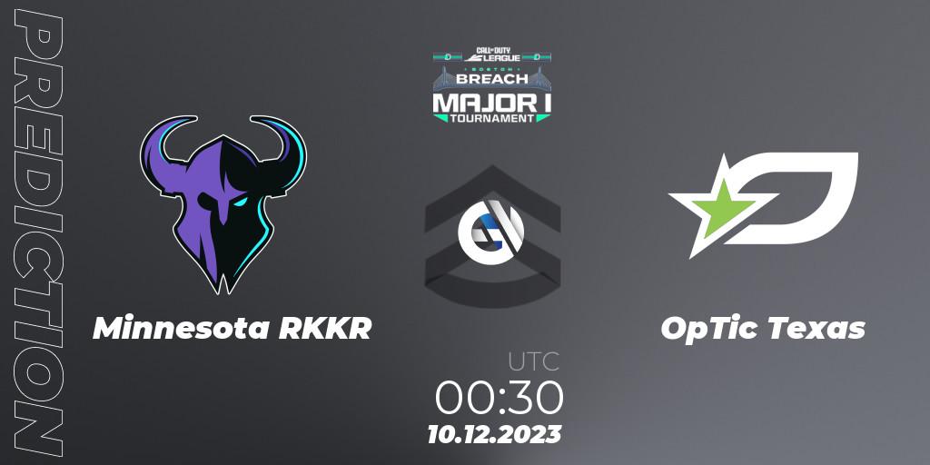 Minnesota RØKKR vs OpTic Texas: Match Prediction. 11.12.2023 at 01:00, Call of Duty, Call of Duty League 2024: Stage 1 Major Qualifiers