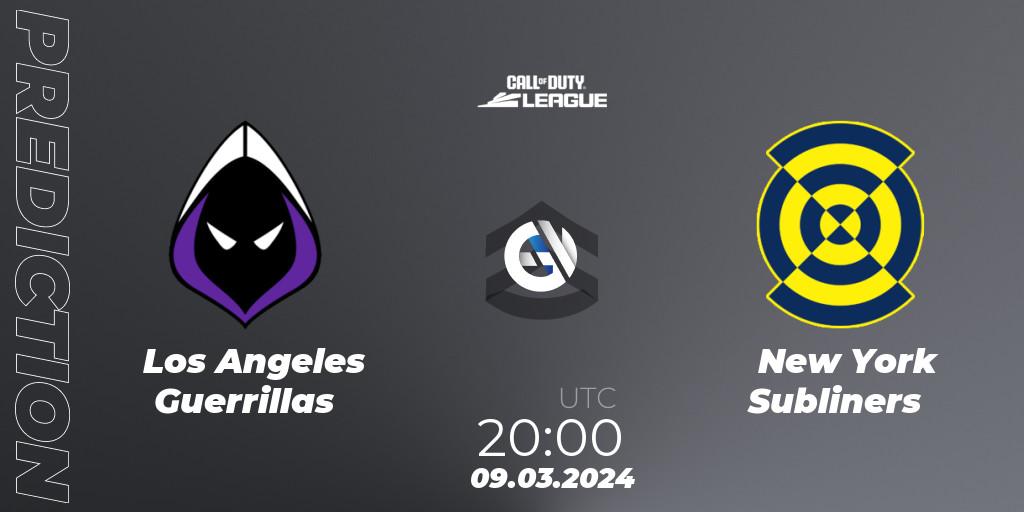 Los Angeles Guerrillas vs New York Subliners: Match Prediction. 09.03.2024 at 20:00, Call of Duty, Call of Duty League 2024: Stage 2 Major Qualifiers