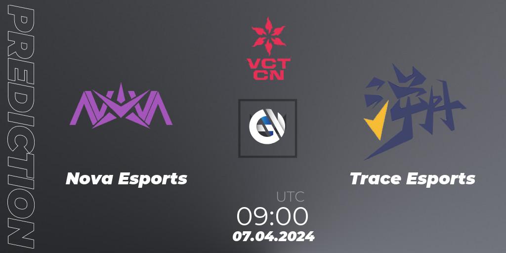 Nova Esports vs Trace Esports: Match Prediction. 07.04.2024 at 09:00, VALORANT, VALORANT Champions Tour China 2024: Stage 1 - Group Stage