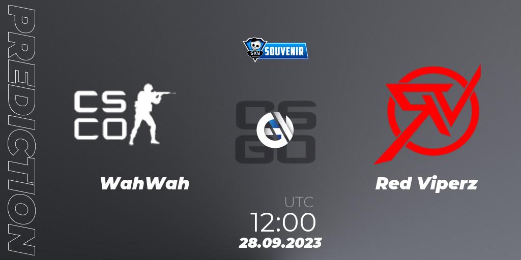 WahWah vs Red Viperz: Match Prediction. 28.09.2023 at 15:00, Counter-Strike (CS2), Skyesports Souvenir 2023