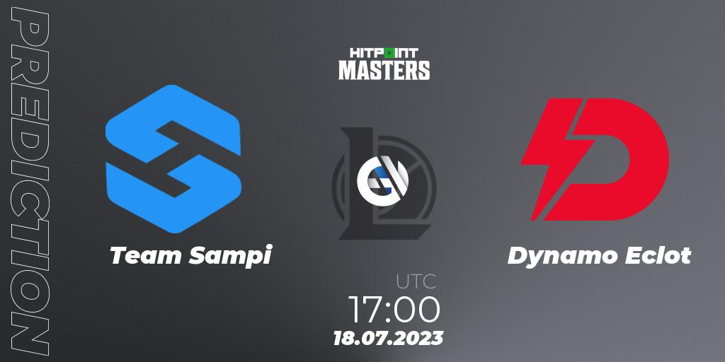 Team Sampi vs Dynamo Eclot: Match Prediction. 18.07.2023 at 17:00, LoL, Hitpoint Masters Summer 2023 - Group Stage