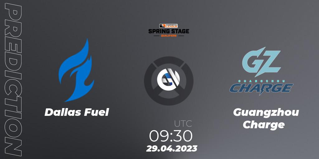 Dallas Fuel vs Guangzhou Charge: Match Prediction. 29.04.23, Overwatch, OWL Stage Qualifiers Spring 2023 West